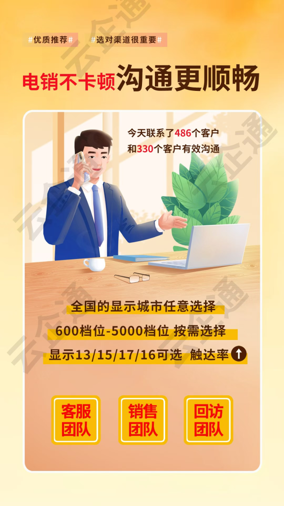 電銷(xiāo)卡：成本直降，效率翻倍！銷(xiāo)售團(tuán)隊(duì)的秘密武器